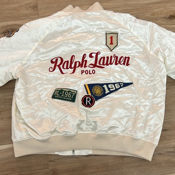 Polo Ralph Lauren Varsity Jacket. Silk - Picture 4 of 8